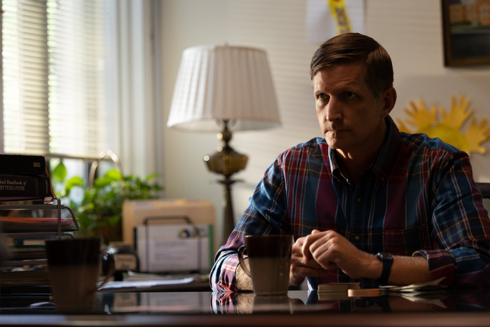 Paul Sparks as Steve Calhan Actor Paul Sparks, who grew up Methodist in Oklahoma, told NCR he immediately recognized the important role of the church in small town life when he read the script. (Magnolia Pictures)